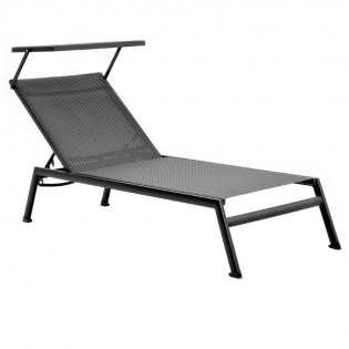Varaschin VICTOR Sonnenliege mit Sonnenschutz, breit