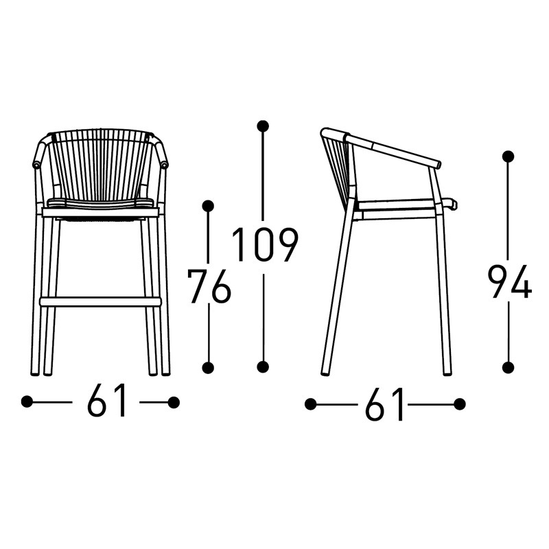Varaschin SMART Barhocker